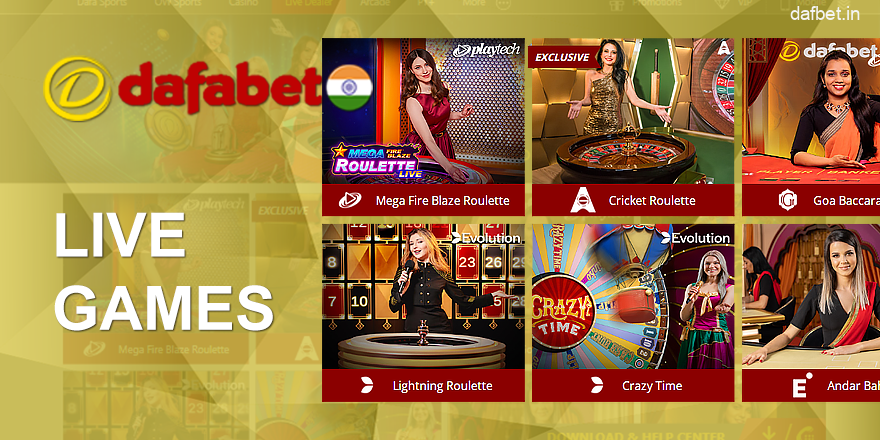 Dafabet Live Games In India Play Online